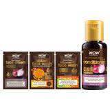 Wow Skin Mini Care Kit Flash Sale (Shampoo, Conditioner, Body Lotion, Hair Oil)