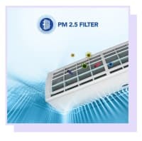 Carrier 1.2 Ton 5 Star Split Inverter AC with PM 2.5 Filter - White