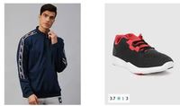 Reebok Clothing, Footwear & Accessories Minimum 60% Off From Rs.239