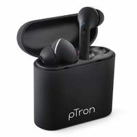 pTron Bassbuds Lite V2 In-Ear True Wireless Bluetooth 5.0 Headphones  (Black)