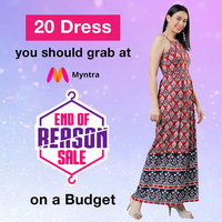 20 Dress you should grab at Myntra End of Reason Sale on a Budget