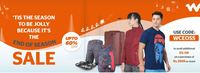 Wildcraft End Of Season Sale Upto 60% Off Clothing , Footwear and accessories + 5% Extra discount