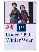 H.M & GAP & More Brands Winterwear Clothing Under Rs.999