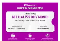 Grocery Savings Pass @ ₹1