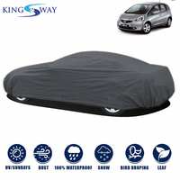 Kingsway Dust Proof Car Body Cover for Honda Jazz (Model Year : 2009-2014) (Grey Matty, Triple Stitched)