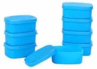 Signoraware Cute Container Set, 100ml, Set of 8, Turkish Blue