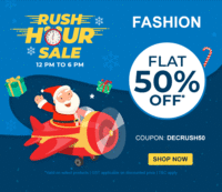 Firstcry Rush Hour Sale(Till 6PM): Flat 50% Off On Fashion products