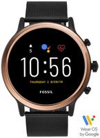 Fossil Gen 5 Julianna Stainless Steel Touchscreen Smartwatch with Speaker Heart Rate GPS NFC and Smartphone Notifications-FTW6036