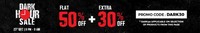 Brand Factory Dark Hour Sale Flat 50% Off + 30% Extra Off [ 9 PM - 9 AM ]