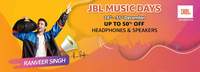 JBL Music Days (24-31 Dec) Up to 50 % off on Headphones & Speakers