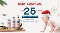 The moms Co Baby Carnival Flat 25% Off + Free Baby Cream Worth 393