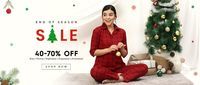 Clovia End Of Season Sale - Flat 40% To 70% Off + Extra 3% off on prepaid payment via coupon