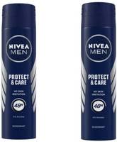 NIVEA MEN Protect & Care Deodorant Spray - For Men  (300 ml, Pack of 2)