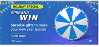 Amazon Spin and Win | Holiday Special - Play and win surprise Gift