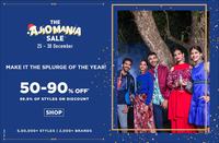 The Ajio Mania Sale 50-90% Off | Axis Bank Offer [ Till 30 December ]