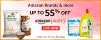 Amazon Pantry : Amazon Brands & More upto 55% off | 26-30 Dec