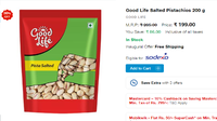 Good Life Salted Pistachios 200 g