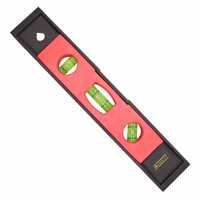 Cheston CH-PKTLVL9 9 Inch Magnetic Torpedo Level with 3 Bubble Leveller 0°/45°/90° & Overhead Viewing Slot for Levelling, Furniture & Construction@175
