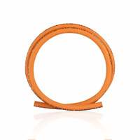 Sunflame LPG Rubber Hose Pipe, ISI Certified, Steel Wire Reinforced, 1.5-Meter Long, Orange