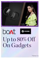 boAt, Noise & More Brands Gadgets Up to 80% Off