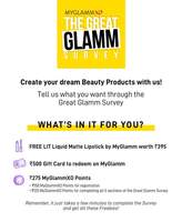 Get a free MyGlamm LIT Satin Matte Lipstick or LIT Matte Eyeliner Pencil or LIT Liquid Matte Lipstick.