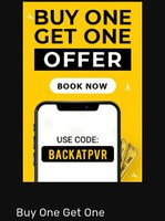 PVR Book 2 Tickets & Get One Free