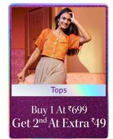 Buy 1 & Get 2 Product At Extra Rs.49 till Midnight