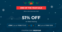 Big Rock End of Year Sale -  Flat 51% Off On Web hosting ( 28 -30 Dec)