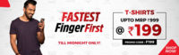 Bf Fastest Finger First- Tshirts At Flat Rs.199 Worth MRP upto 999 [ Today Only ]