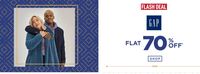 Ajio Flash Deal : Flat 70% Off on GAP