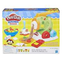 Play-Doh Kitchen Creations Noodle Makin' Mania Play Food Set for Kids 3 Years and Up with 5 Non-Toxic Colors