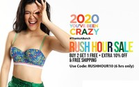 Zivame Rush Hour Sale (6Hours Only) Buy2 Get 1Free + Extra 10% Off & Free Shipping Use Code- RUSHHOUR10