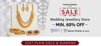 Amazon End Of Season Sale - Get Min 60% To 90% Off on Wedding Jewellery Store ( 29-31 dec)