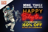 Pepperfry Birthday Sale Upto 60% Off + Extra 25% Cashback 29-31 dec