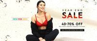 Clovia Year End Sale - Flat 40% To 70% Off On Panties, Bras and More | Loungewear at Rs.499 + Extra 3% off via coupon