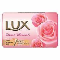 (Pantry) Lux Rose & Vitamin E Beauty Soap For Glowing Skin Mega Pack 3x150 g

