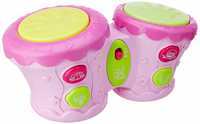 LuvLap Music Touch Drum with Galloping Horses, Rolling Wheels & Flash Lights for Baby