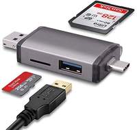 Type C, USB 3.0 and Micro USB OTG Memory Card Reader
