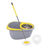 Frestol - DTMPS0101GY Steel Mop +2 Refill+Rod - Grey/Yellow

