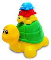 Funskool Ride 'n Hide Turtle, Multi Color