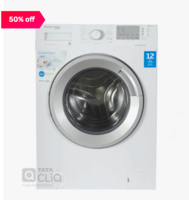 Voltas Beko 7 Kg Inverter Fully-Automatic Front Load Washing Machine with Heater (WFL70W,White)