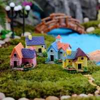 Miniature House for Decoration (Pack of 4) 