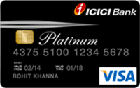 Get Lifetime Free ICICI PLATINUM CREDIT CARD 