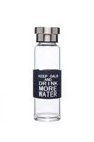 Signoraware Aqua Prime Glass Water Bottle, 360ml/21mm, Clear