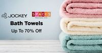 Jockey & More Brands Bath Towels Up to 70% Off + 20% Cashback in Paytm Wallet