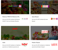 Get up to Rs.200 Cashback @ Offline Stores