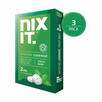 Nixit Nicotine Mint Lozenge (Pack of 3), Sugar Free - Helps Quit Smoking @ 100