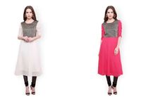 Pannkh Anarkali Kurtas 86% Off at Rs.391.Free Shipping For New Users.