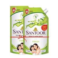 Amazon Fresh - Santoor Handwash Fresh, 750ml(pack of 2) 