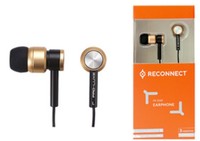 Reconnect EP ME-MIC In-Ear Metallic Wired Headphone, Gold/Black( Regular price-1099 Rs)